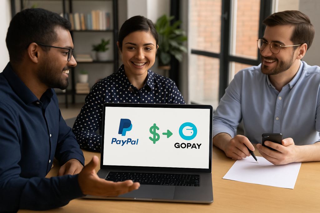 convert saldo PayPal ke Gopay